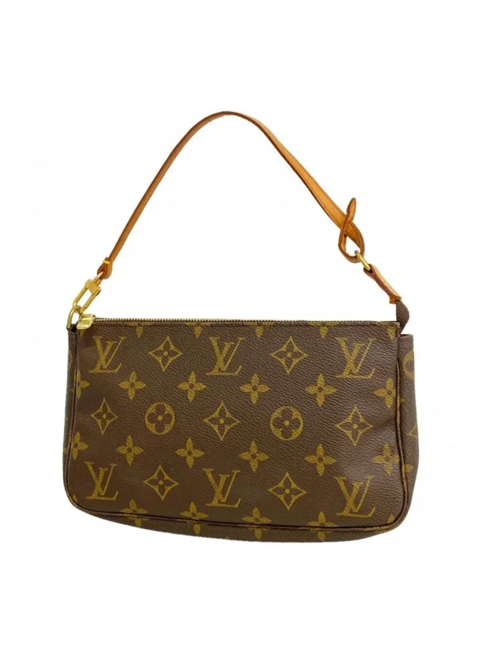 Louis Vuitton Pouch Monogram Pochette Brown